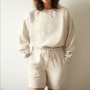 Aritzia Wilfred Free Beige Sweatshirt Small